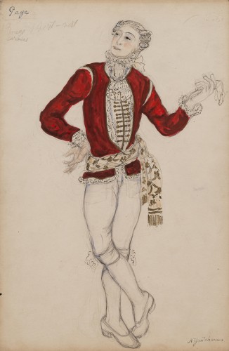 Projet de costume pour le théâtre Antoine
